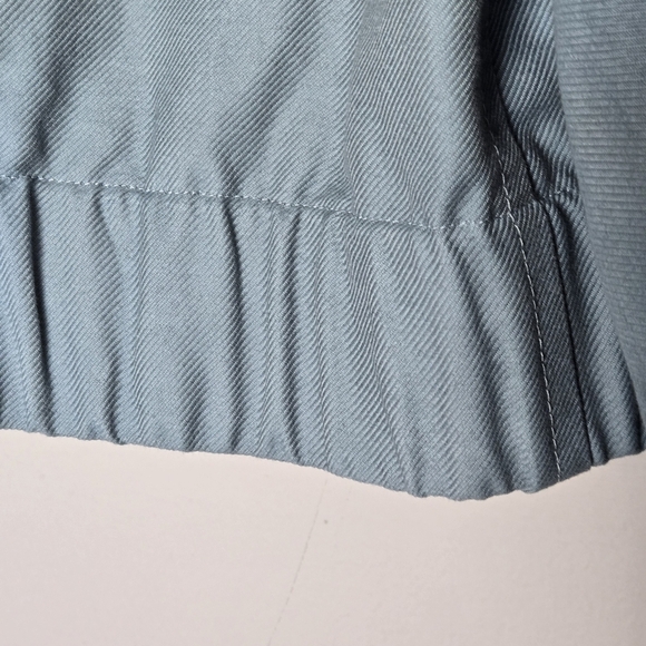 Vince Womens Zip Front Flight Jacket Horizon Blue - Picture 8 of 11